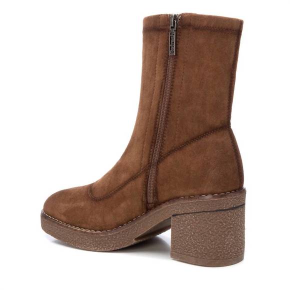 NEW XTI women's casual booties in camel - Picture 3 of 5
